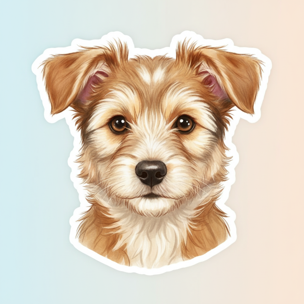 Jake T.'s pet as a sticker